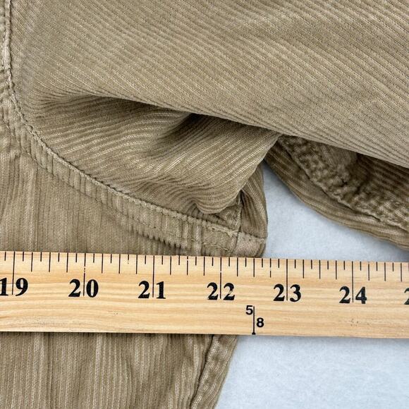 Eddie Bauer Corduroy Jacket Button Front 100% Cotton Light Brown Tan Size L - Picture 7 of 9